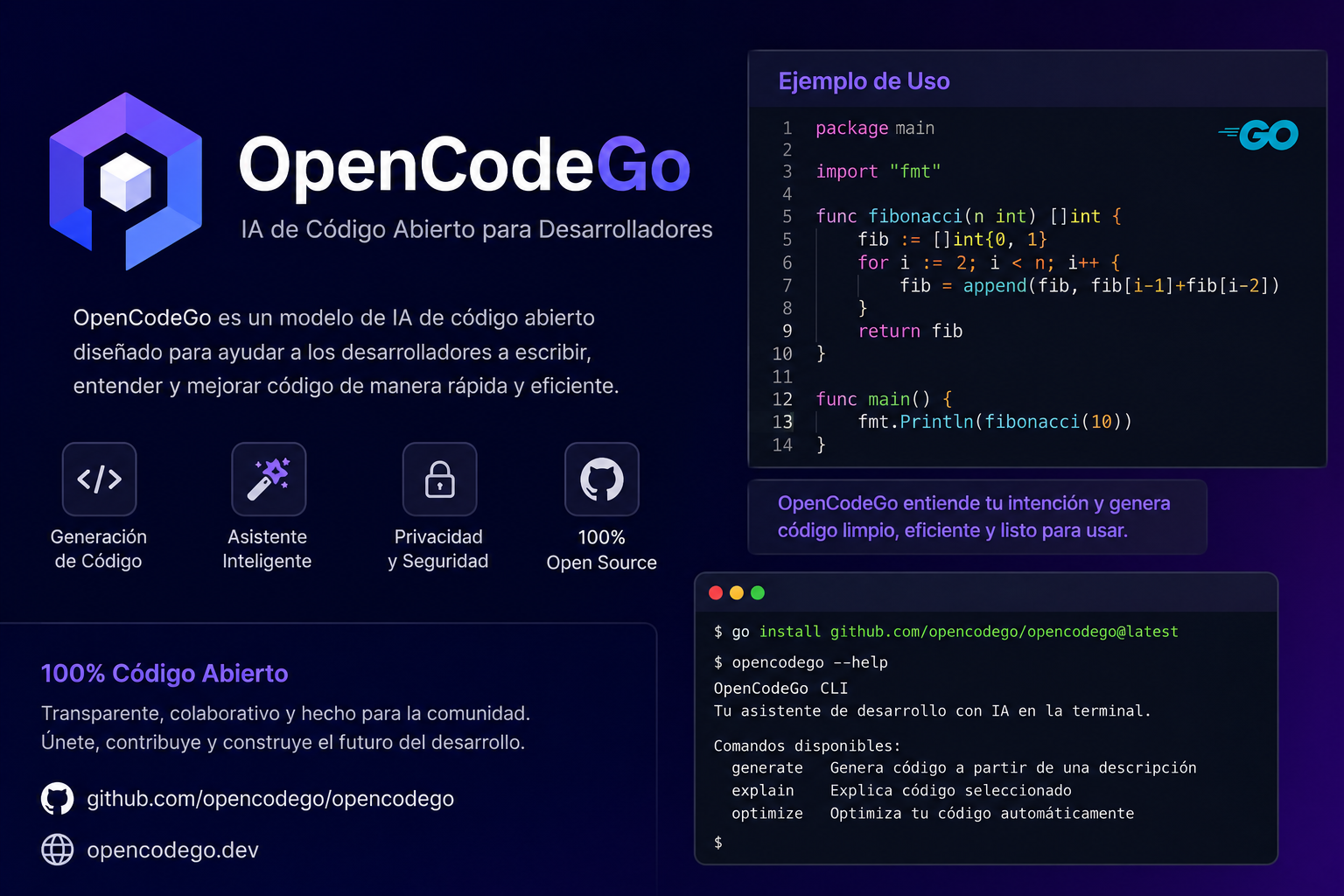 Open Code Go